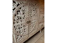 Madia modello Credenza teak ric decapato 200 di Outlet etnico a prezzo scontato