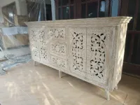 Madia modello Credenza teak ric decapato 200 di Outlet etnico a prezzo scontato