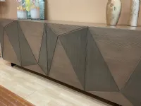 Madia in stile design Geometrica di Artigianale in Offerta Outlet