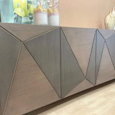 Madia in stile design Geometrica di Artigianale in Offerta Outlet