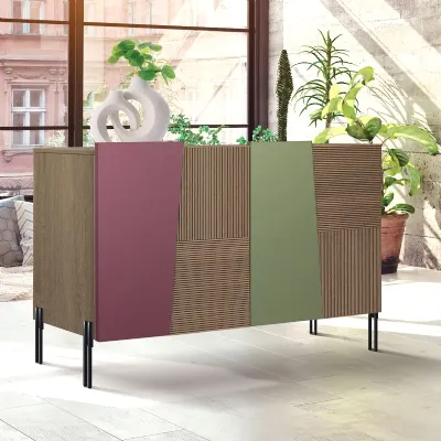 Mobile soggiorno modello Madia 4 ante art 31552 di Mobilificio bellutti a prezzo Outlet