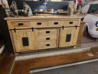Madia Madia credenza jupiter indutrial  2 ante scorrevoli 7 cassetti di Outlet etnico a prezzi convenienti