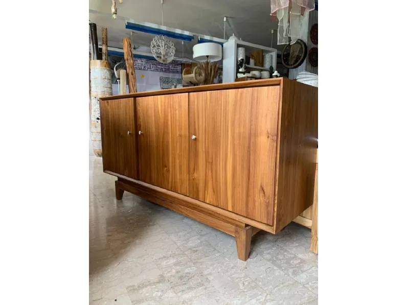 Mobile soggiorno modello Madia credenza teak 150 di Outlet etnico a prezzo Outlet