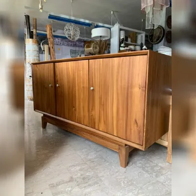 Mobile soggiorno modello Madia credenza teak 150 di Outlet etnico a prezzo Outlet