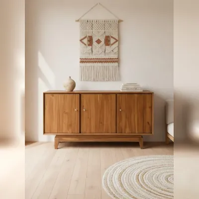 Madia Madia credenza teak 150 in stile design di Outlet etnico in Offerta Outlet
