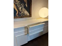 Madia modello Madia gessolina l180 laccata bianco di Minotti italia a PREZZI OUTLET