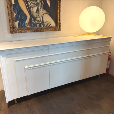 Madia modello Madia gessolina l180 laccata bianco di Minotti italia a prezzo Outlet