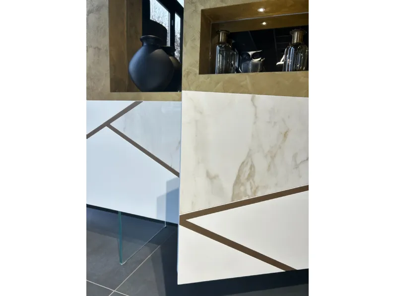 Madia in stile moderno Mod 555 di Voltan a prezzo Outlet
