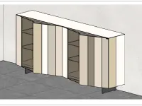 Madia modello Now sideboard 1382 di Lago a prezzo Outlet