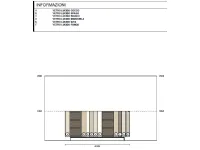 Madia modello Now sideboard 1382 di Lago a prezzo Outlet