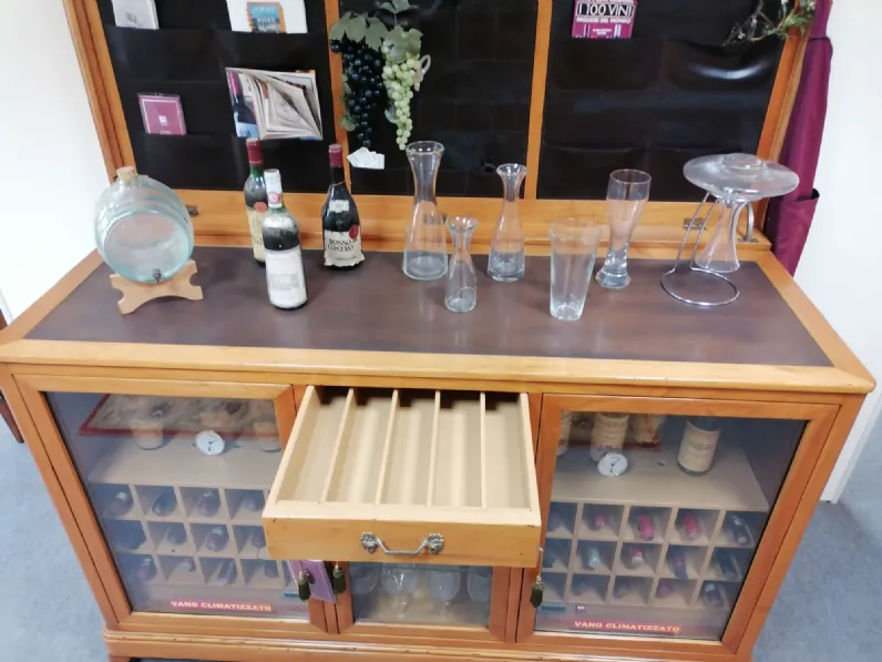 Mobile soggiorno modello Sommelier di Faber mobili in Offerta Outlet