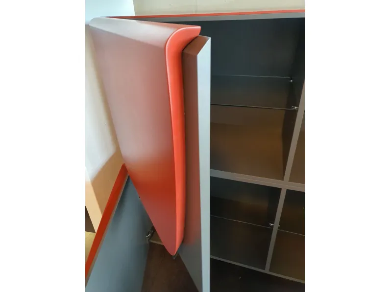Madia di Ozzio in laccato opaco Trilogy a prezzo Outlet