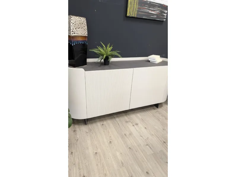 Madia di Santalucia in laccato opaco Tulipa a prezzo Outlet