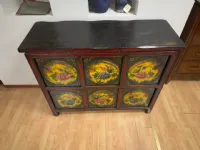 Madia Mondo etnico mobile con decori in stile design di Castagnetti in Offerta Outlet