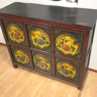 Madia Mondo etnico mobile con decori di Castagnetti a prezzi outlet