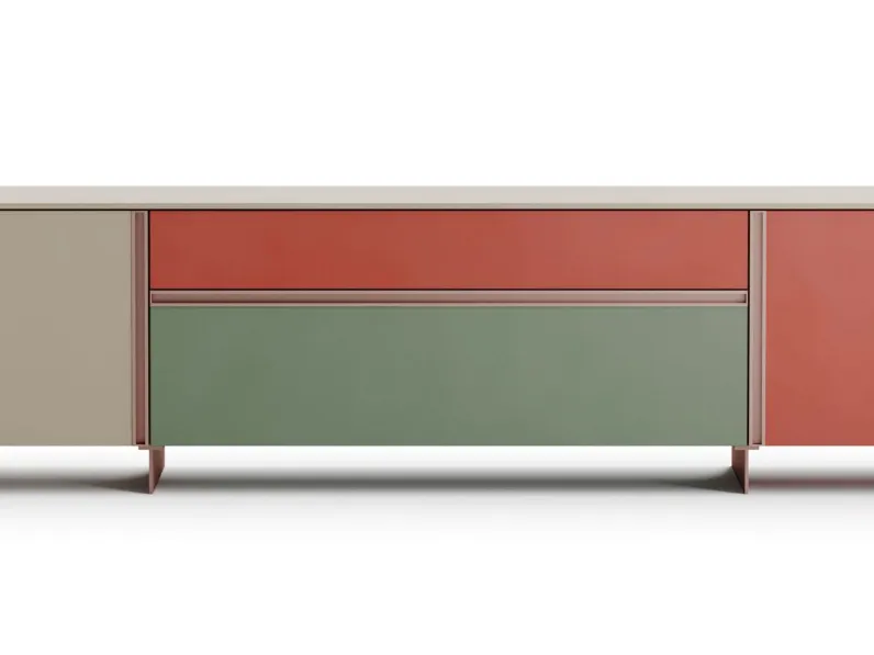 Mobile soggiorno modello Mondrian di Giessegi a PREZZI OUTLET