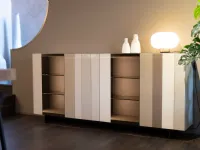 Madia di Lago in vetro Now sideboard a prezzo Outlet