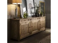 Madia di Dialma brown in legno Pianosa a prezzo Outlet