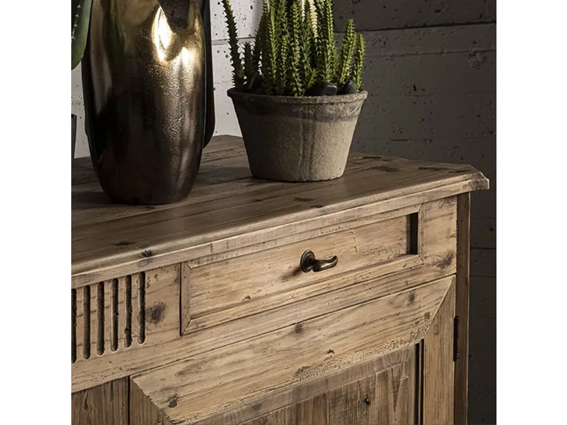 Madia di Dialma brown in legno Pianosa a prezzo Outlet