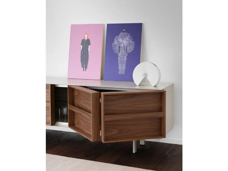Madia di Miniforms in laccato opaco Ramblas in Offerta Outlet