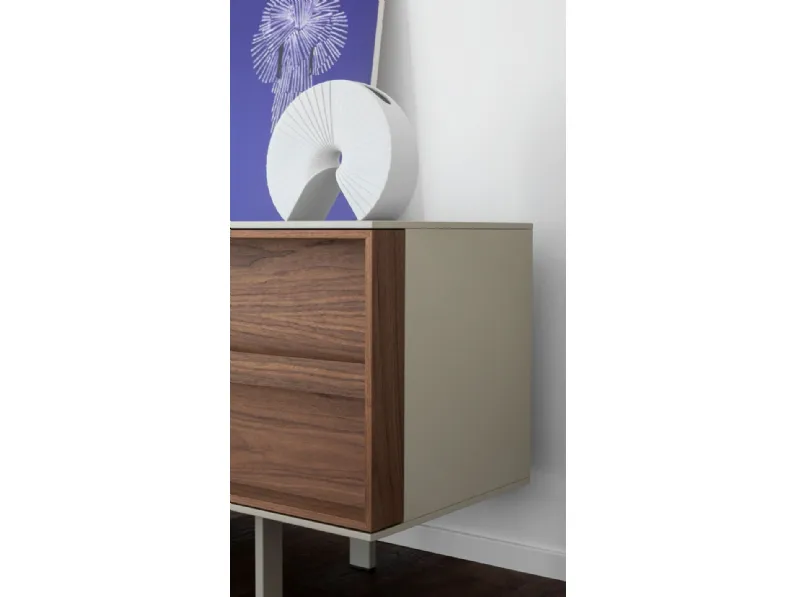 Madia di Miniforms in laccato opaco Ramblas in Offerta Outlet