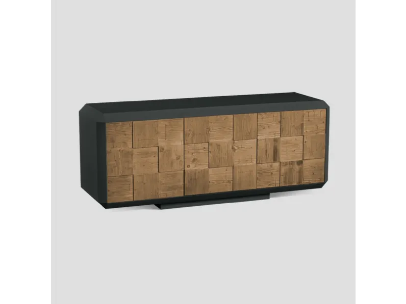 Madia Square 3 in stile design di Dialma brown in Offerta Outlet