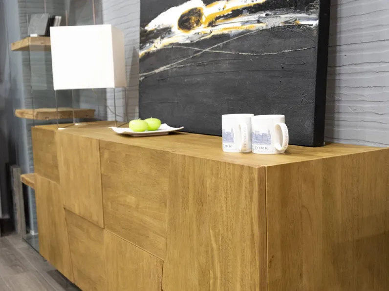 Mobile soggiorno modello Trapeze di Fgf mobili a prezzo Outlet