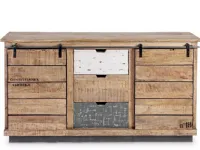Madia di Bizzotto in legno Tudor 2a-3c in Offerta Outlet