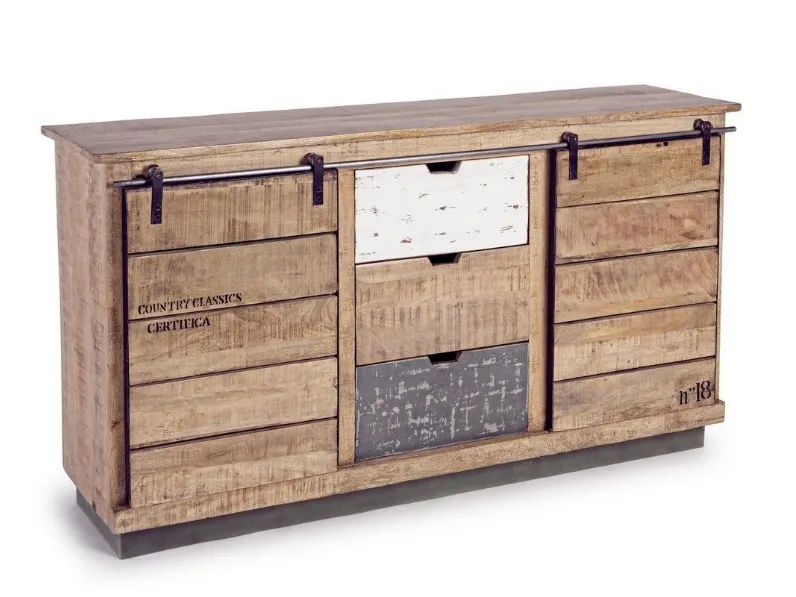 Madia di Bizzotto in legno Tudor 2a-3c in Offerta Outlet