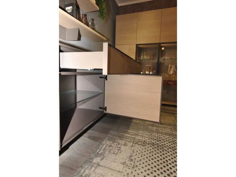 Madia di Tomasella in laminato materico Vinci a prezzo scontato