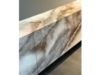 Madia in stile design Xglass di Lago a prezzo Outlet
