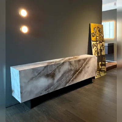 Madia in stile design Xglass di Lago a prezzo Outlet