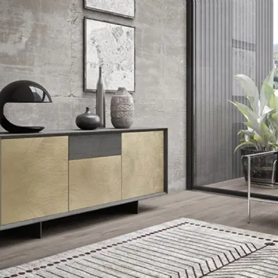 Madia Zen/ composiz. n° 974 in stile design di Mobilgam in Offerta Outlet