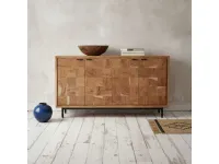 Mobile soggiorno modello Credenza acacia enzo 4a di Outlet etnico a PREZZI OUTLET
