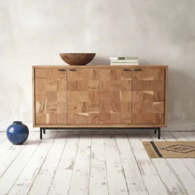 Mobile soggiorno modello Credenza acacia enzo 4a di Outlet etnico a PREZZI OUTLET