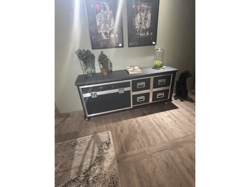Madia di Marchi cucine in legno Credenza flycase  a prezzo Outlet