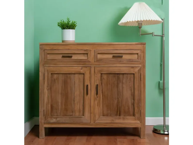 Madia di Outlet etnico in legno Credenza golan 2 ante 2 css in Offerta Outlet