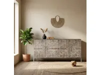 Mobile soggiorno modello Credenza mango 180 decapata di Outlet etnico a PREZZI OUTLET