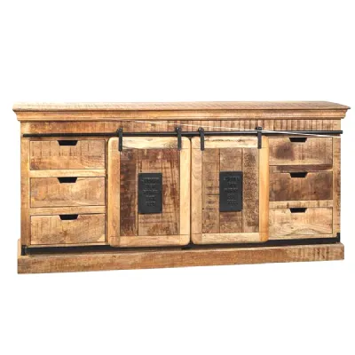 Madia di Outlet etnico in legno Credenza newport 6 css+2 ante in Offerta Outlet