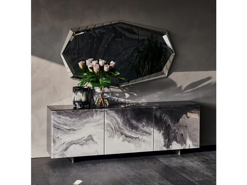 Madia in stile design Focus crystaart di Cattelan italia in offerta 