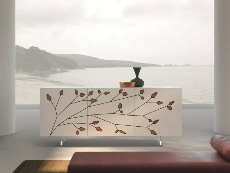 Madia in stile design Folium di Fratelli mirandola a prezzo Outlet