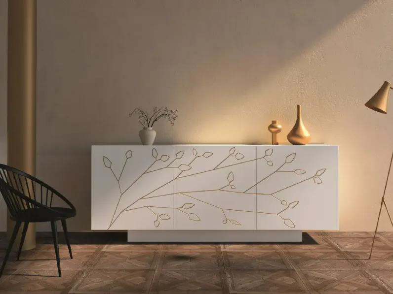 Madia in stile design Folium di Fratelli mirandola a prezzo Outlet