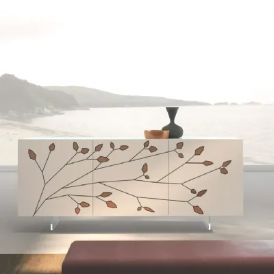 Madia in stile design Folium di Fratelli mirandola a prezzo Outlet