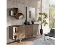 Madia modello Horizon glass 1034 di Mobilgam in Offerta Outlet