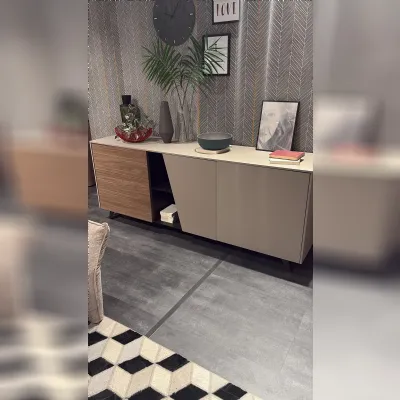 Mobile soggiorno modello Sa 135 madia diagonal di Tomasella a PREZZI OUTLET