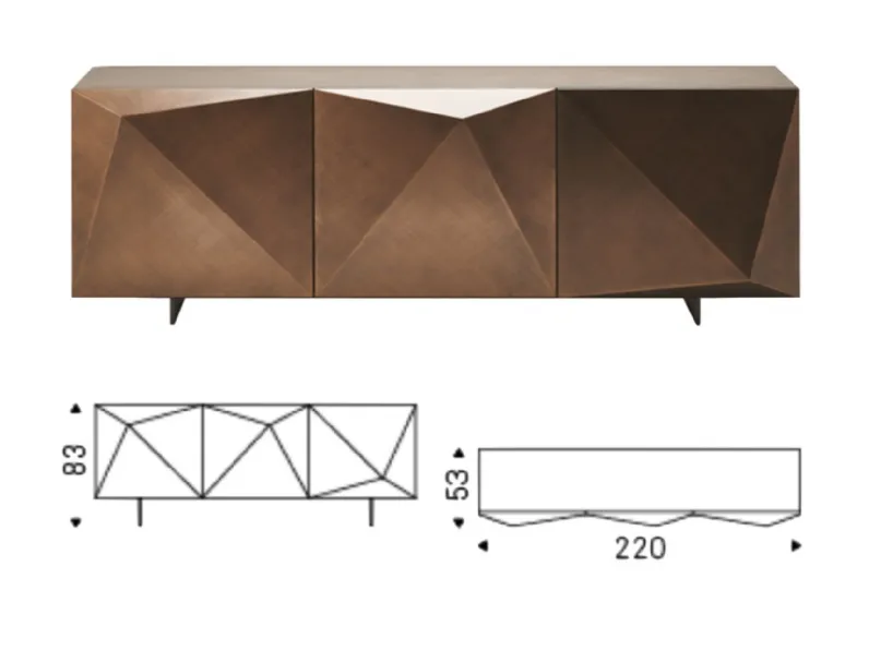 Scopri la Madia Kayak di Cattelan Italia in offerta! Una soluzione di design per arredare con stile.