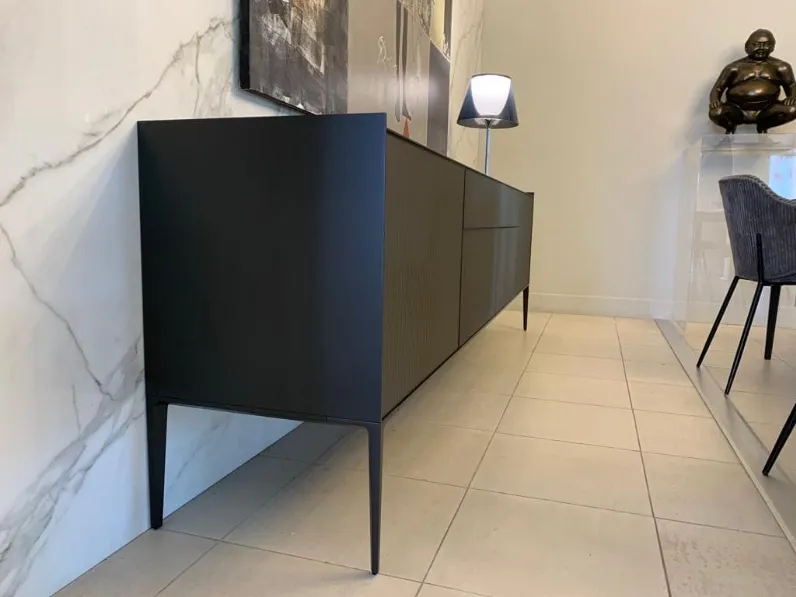 Madia di Rimadesio in vetro Self a prezzo riservato 