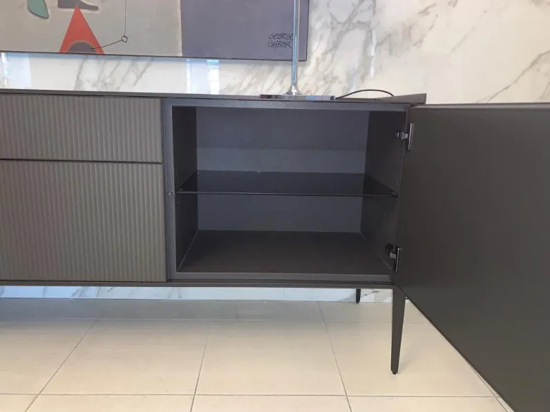 Madia di Rimadesio in vetro Self a prezzo riservato 