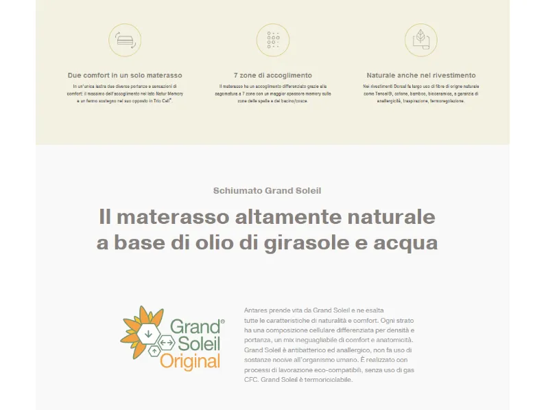 Materasso memory  Dorsal a prezzo scontato