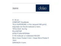 Materasso Delite jeanne molle insacchettate  Artigianale
